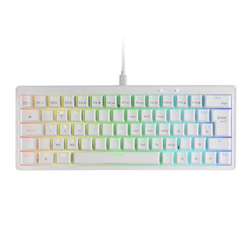 Mars Gaming MKMINIPRO Toetsenbord Gamen USB Italiaans Wit