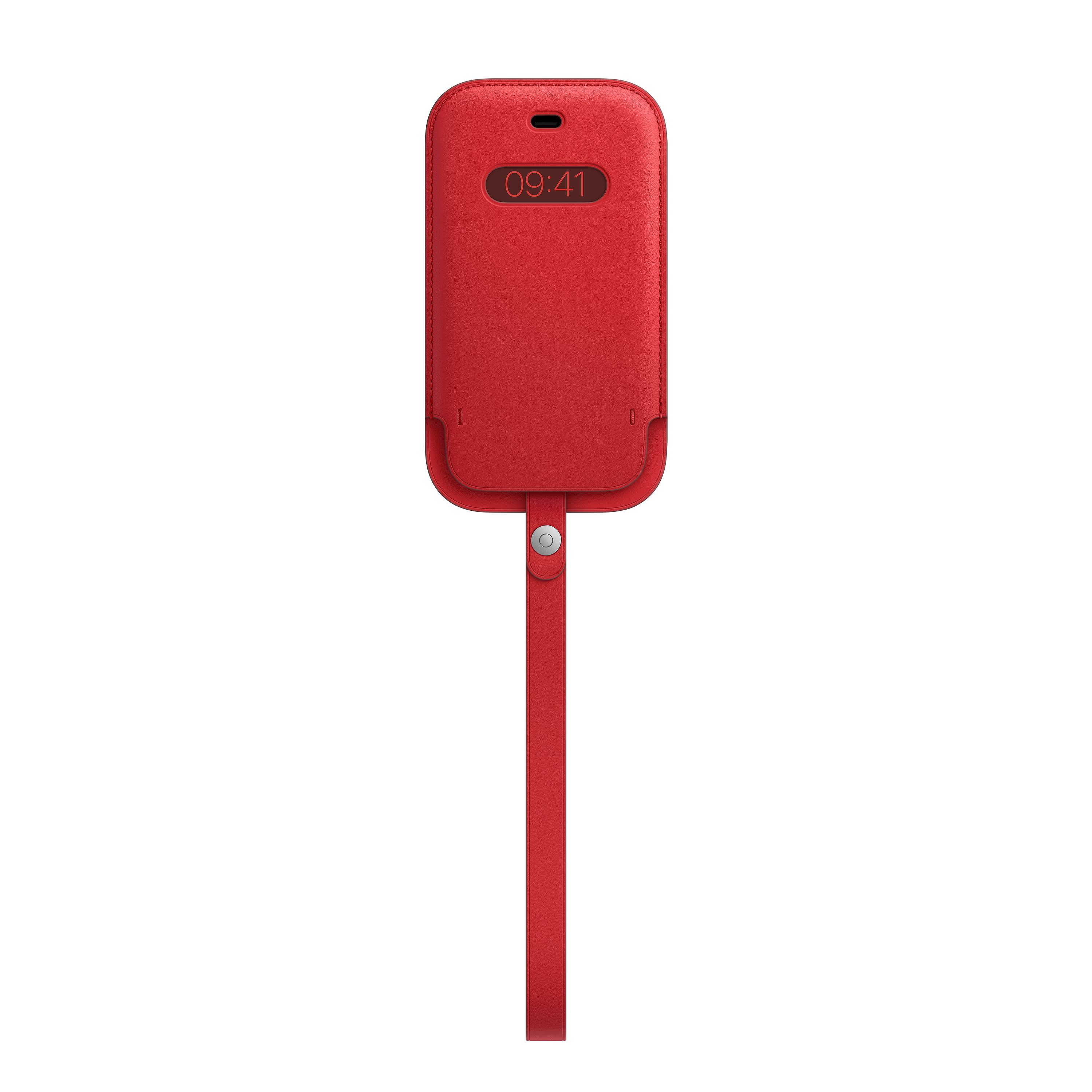 Apple iPhone 12 mini Leather Case with MagSafe - (PRODUCT)RED