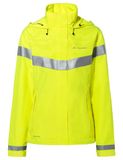 VAUDE Luminum Regenjas Dames Neon Geel XXL