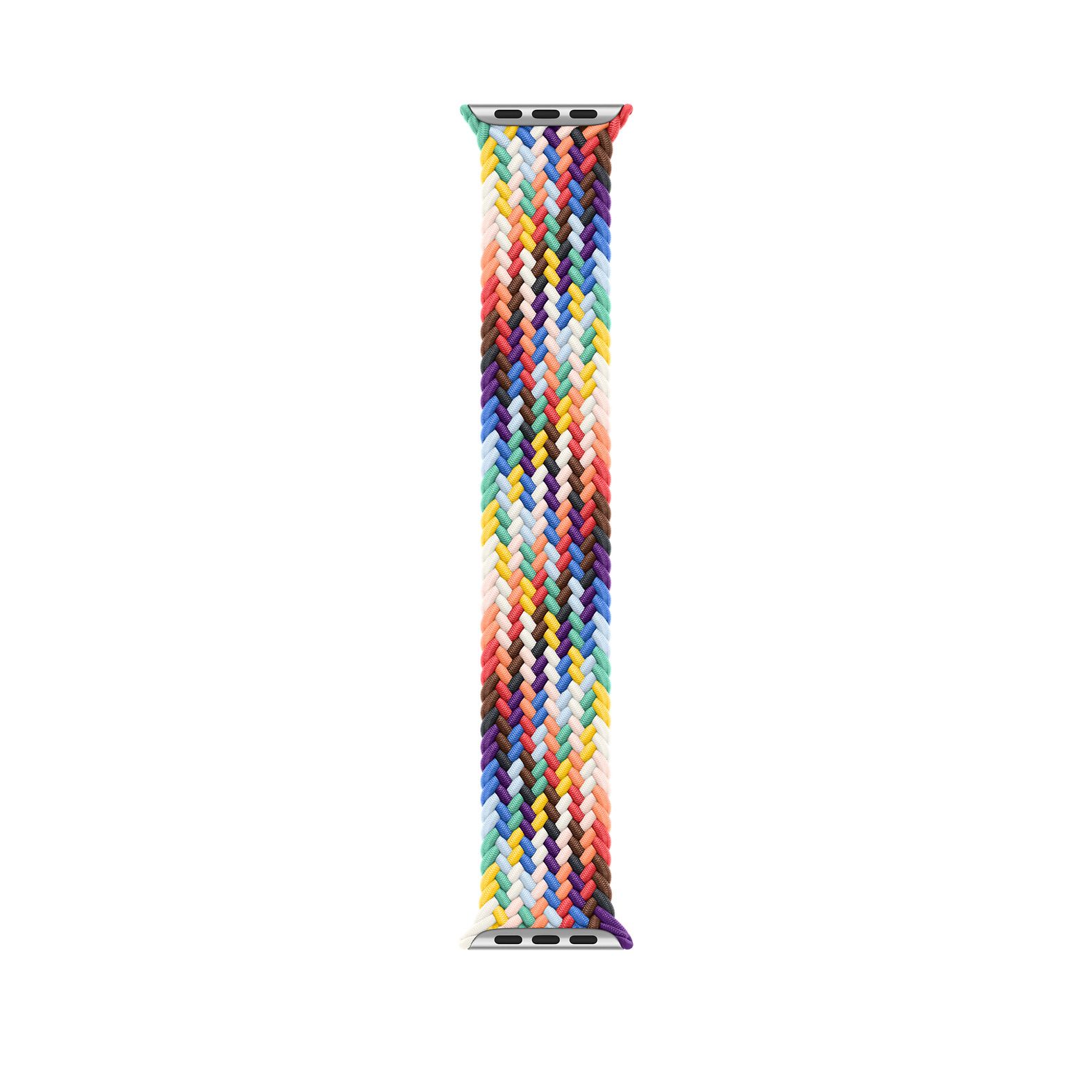 Apple Gevlochten solobandje voor de Apple Watch | 44/45/46/49 mm - Maat 12 - Pride Edition