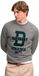 Superdry Ath Felt Applique Sweatshirt Relaxed Col Ras Du Cou Dark Vintage Grey Marl XXL Homme