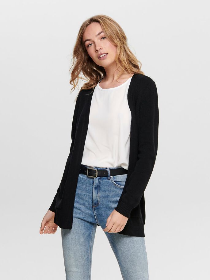 ONLY ONLLESLY Cardigan Black - Women's - Size L