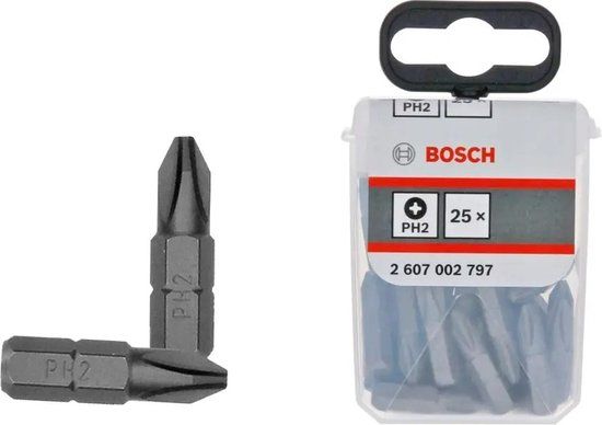 Bosch Accessoires Bosch Schroefbit Philips 2 PH2 25mm 25 stuks