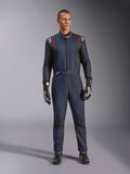 Alpinestars Combinaison GP Tech V4 - FIA Bleu Marine Noir Rouge, Taille: 52