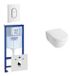 Villeroy & Boch Subway Compact Toiletset inbouwreservoir - diepspoel wandcloset bedieningsplaat verticaal - wit
