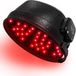 Casque laser sans fil pour la croissance des cheveux - Traitement contre la perte de cheveux - Lumière rouge 660/850 nm - Thérapie laser à faible énergie - Batterie 3000 mAh, USB-C - Ensemble noir