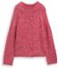 Tom Tailor Losvallende gebreide trui met wol - Maat XS - pink berry mouline