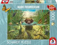 Schmidt Chien labrador nageant, 1000 pièces - Puzzle