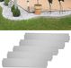Gazonrand Metaal 25 m - Hoge Kwaliteit Gegalvaniseerd, 15 cm Hoog, 25 Stuks