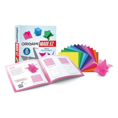 Origami Made EZ: 20 + Fun & Easy Projects with 150 Sheets of Origami Paper + How-To Videos