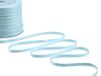 Furlanis - Dubbel satijnen lint, Italiaanse stof - lichtblauw baby, 6 mm x 25 m