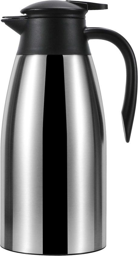 Travelhawk Thermoskan - 2 Liter - Isoleerkan - Grijs - Kunststof/RVS