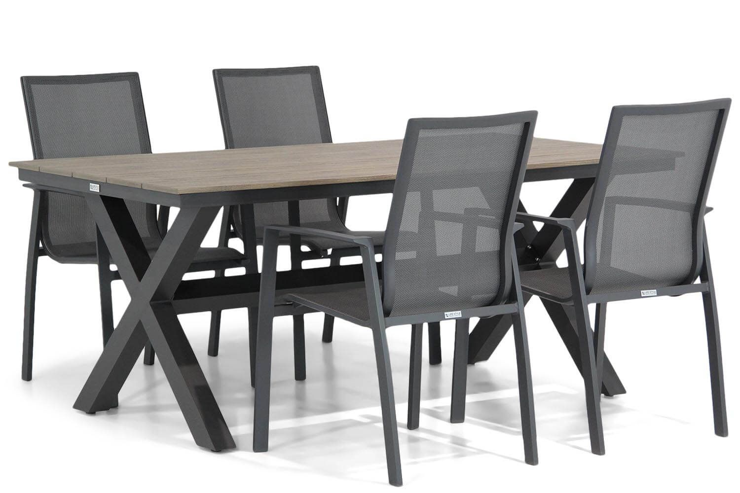 Lifestyle Garden Furniture Lifestyle Ultimate/Forest 180 cm dining tuinset 5-delig - 7423600150181