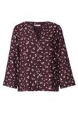STREET ONE Blouse ecru / bordeaux