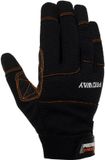 Proway Protection Mec Dex DY-713 – Werkhandschoenen – PVC Grip – Versterkte Vingertoppen – Nauwsluitend – Grijs – Maat XXL/11