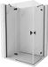 Mexen Mist-H Duo cabine de douche porte battante gauche 90 x 80 cm, transparent, noir