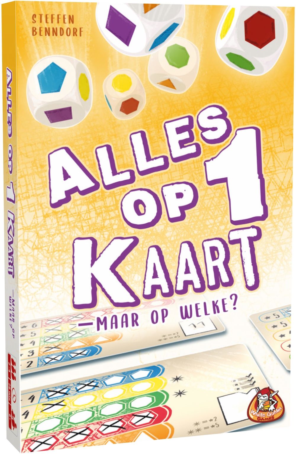 White Goblin Games Alles op 1 Kaart - Bordspel - Multicolor - Kunststof - 8718026304997