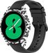 Strap-it PC Case – Geschikt voor Samsung Galaxy Watch 4 40mm – Full Protect – White Leopard