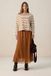 Sissy-Boy Bruine Kanten Maxi Rok