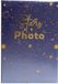 Exacompta 2x Fotoalbum met insteekhoezen 300 foto's 10x15 cm MOON - Blauw