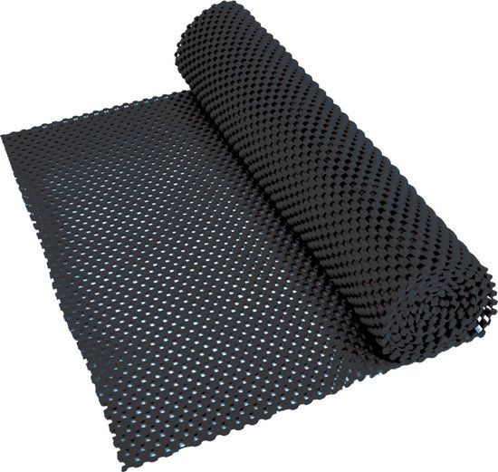 Aidapt Anti-Slip Mat - Black - 30x30cm - For Drawers, Trays, Floors