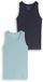 Tom Tailor - Basic geribde top in een set van 2 - Maat 176 - Parisien Night Blue