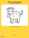 Farm Animals Coloring Book for Kids