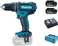 Makita DHP482RFWJ - 18V Accuboormachine met Klopfunctie (2x 3.0Ah)