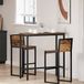 vidaXL Tafel Oudhout 100 x 40 x 100,5 cm Engineered hout en staal
