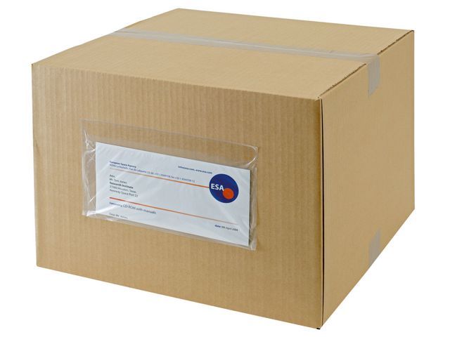 Debatin DIN Lang Paklijst Envelop - Zelfklevend - 240 x 140 mm - Transparant