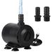 Pompe d'aquarium - 15 W - 1000 l/h - Pompe submersible - câble de 1,5 m - 2 buses