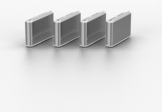 LINDY USB-C-poortblokkeerder - Wit (pak van 10)