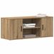 vidaXL TV-kast 100 x 35 x 40 cm ambachtelijk eikenkleurig bewerkt hout