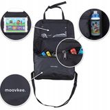 MOOVKEE Autostoel Organizer met Tablet & Fleshouder - Zwart