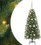 vidaXL Kunstkerstboom Groen 120 cm PE en PVC