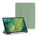 Compatibel iPad (10,2 inch) tabletbeschermhoes, Y-vormige vouwtas met pensleuf, acrylmateriaal, matcha groen