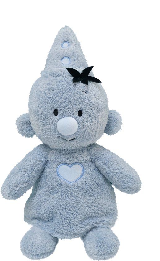 Bumba - Fluffy Pluche Knuffel - 35 cm - Blauw - 2024