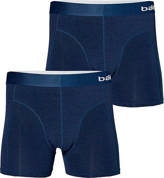 Apollo Bamboo Boxershorts Heren Navy Maat XXL (2-pack)