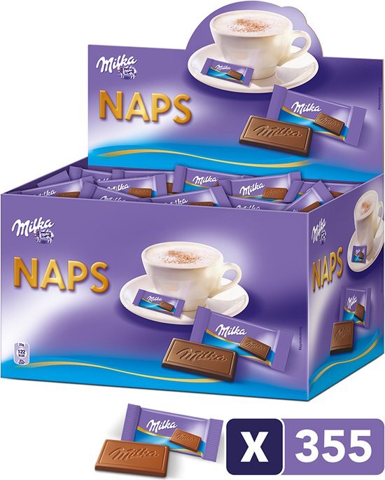 Milka chocolade Alpen melkchocolade doos van 370 stuks