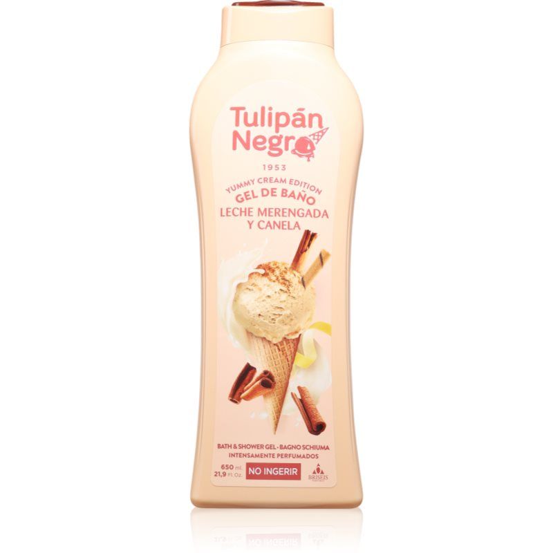 Tulipán Negro Tulipan Meringue Milk and Cinnamon Shower Gel 21.9 Fl oz