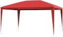 vidaXL Partytent - 400 x 300 x 255 cm - Rood - PE en staal