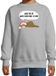 Bellatio Decorations Shoppartners Luiaard Kersttrui sweater - Wake me up when christmas is over - grijs - voor kinderen - Kerstkleding - Dieren 152/164