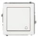 DECO DECO-mécanisme d'interrupteur, normalement fermé, sonnette, blanc mat 25DWP-4