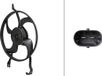HELLA Ventilateur pour refroidissement moteur, 12V, 72W, 2 pôles, adapté entre autres pour CITROËN C3