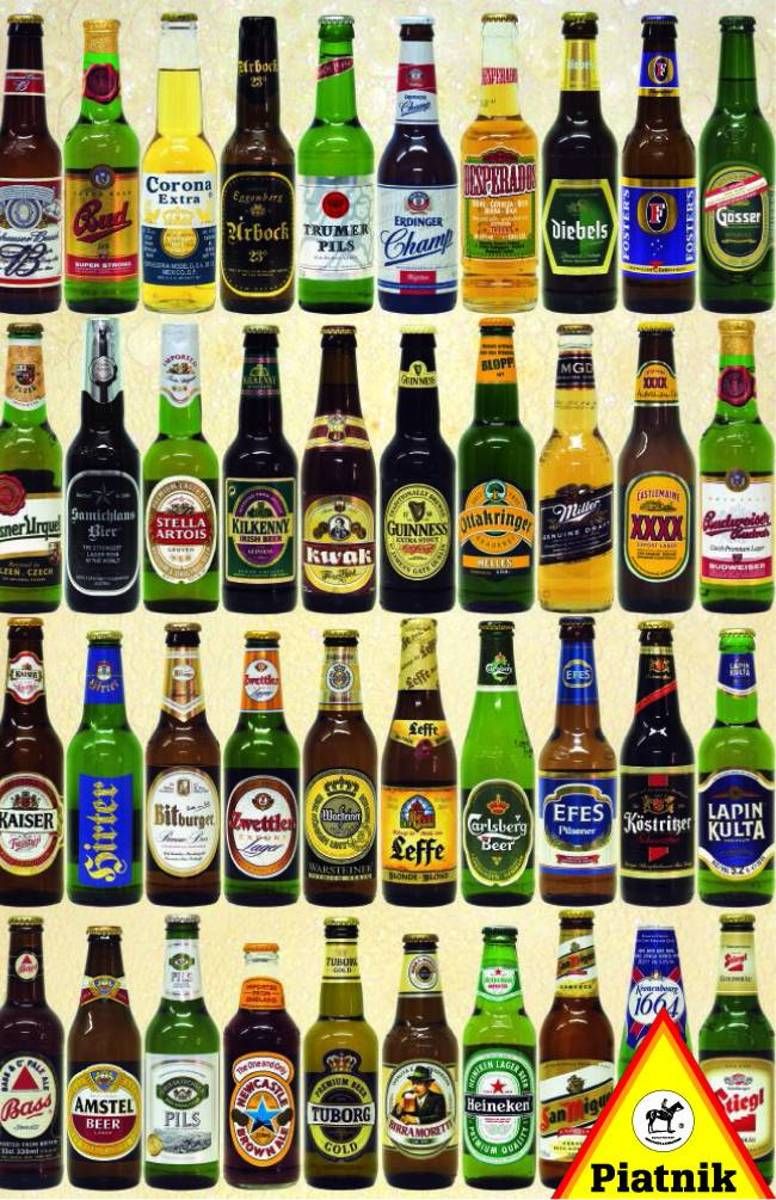 Piatnik Puzzel Bierflessen 1000 stukjes 562549