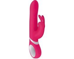Teazers Roterende & Vibrerende Rabbit Vibe - Roze - Oplaadbaar