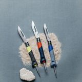 Opinel No. 09 Ocean 3261, Made For The Elements, Satin Stainless Steel, Blue Polyamide, partially serrated zeilmes