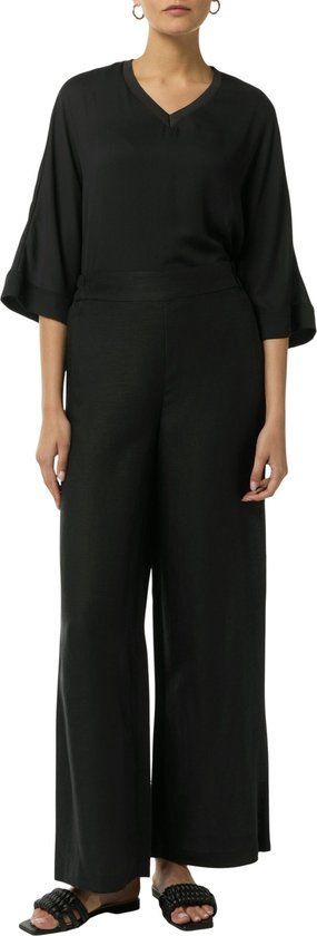 COMMA Women's Pants - 9999 GREY/BLACK - Size 38 - Black
