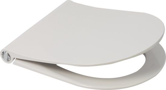 Plieger Kansas Sway D2 Toiletbril - D-vorm - Duroplast - Wit - Softclose - Quick Release