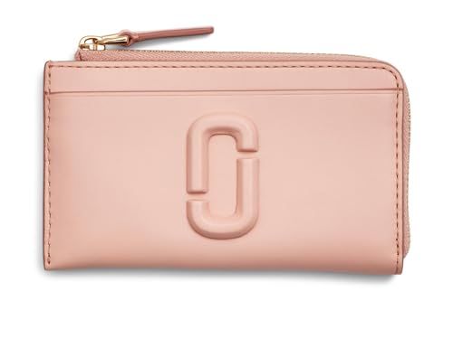 Marc Jacobs The Leather J Marc Portemonnee met ritssluiting voor dames, roze